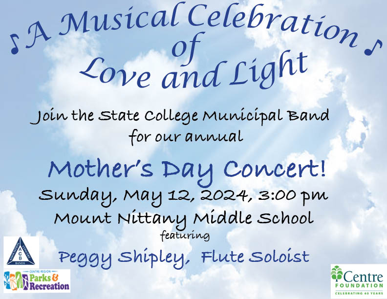 State College Area Municipal Band Mothers’ Day Concert