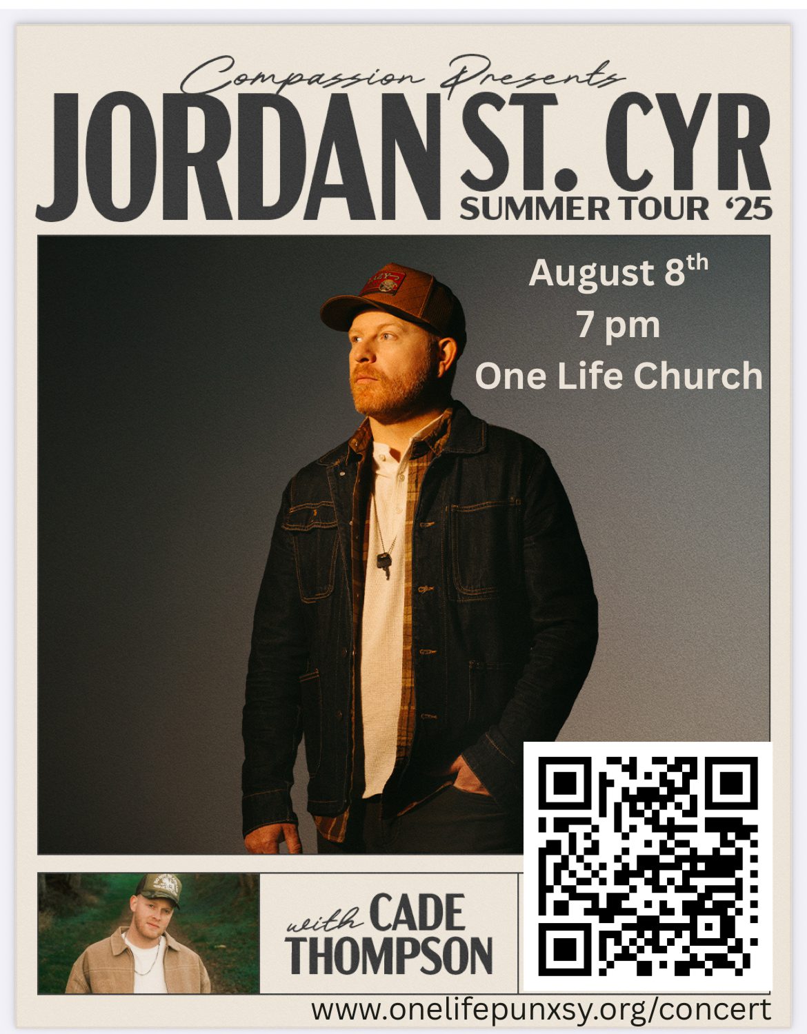 Jordan St. Cyr Summer Tour 2025 with Cade Thompson