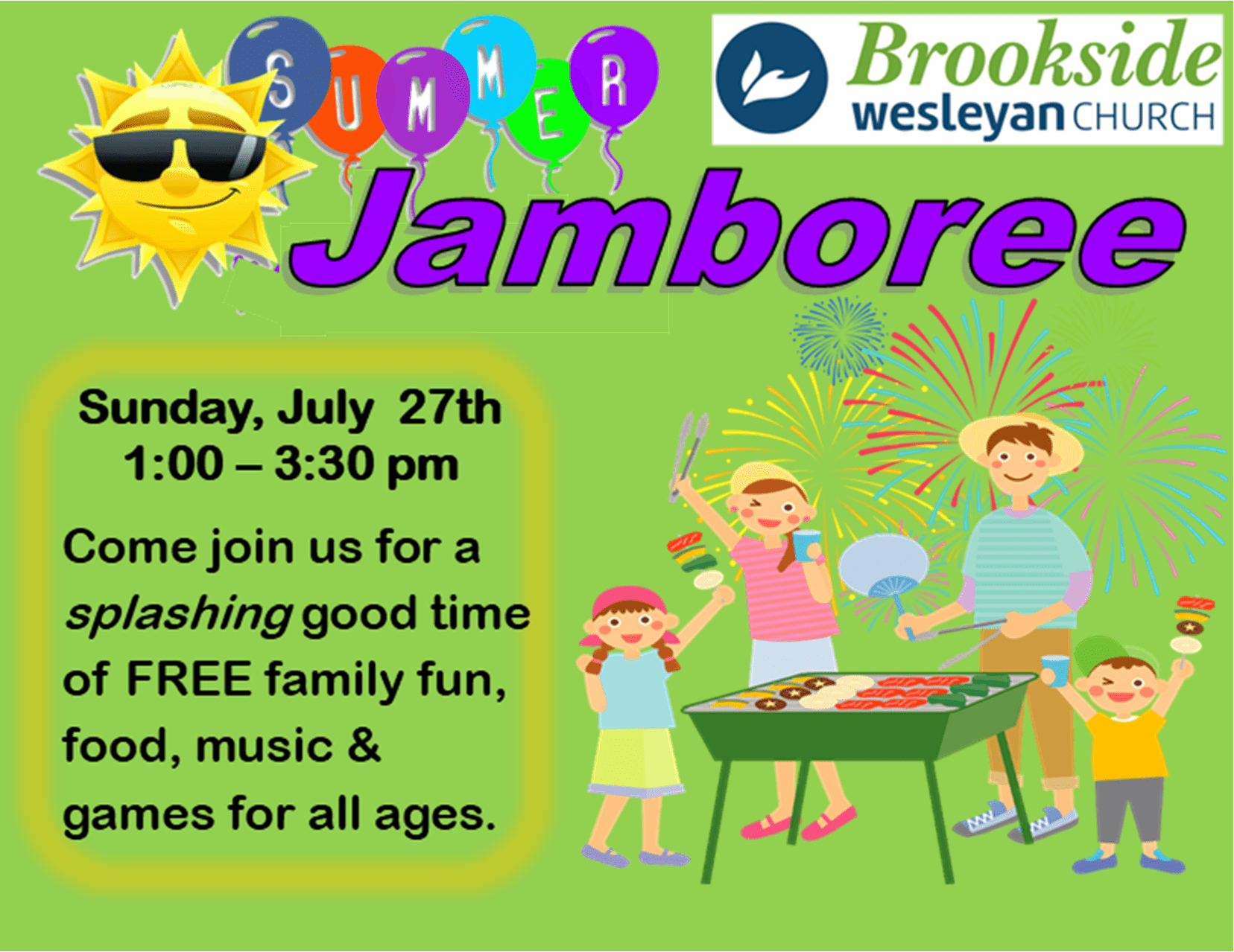 Brookside Wesleyan Church Summer Jamboree