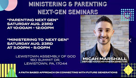 MINISTERING & PARENTING NEXT/GEN SEMINARS