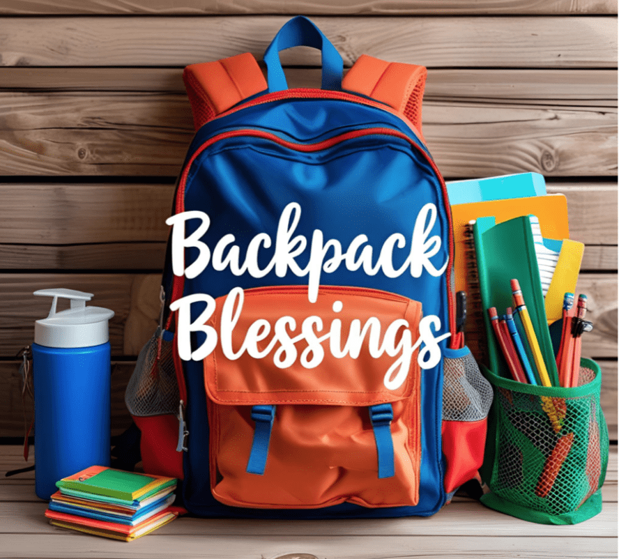 New Life Global Methodist Church Backpack blessings
