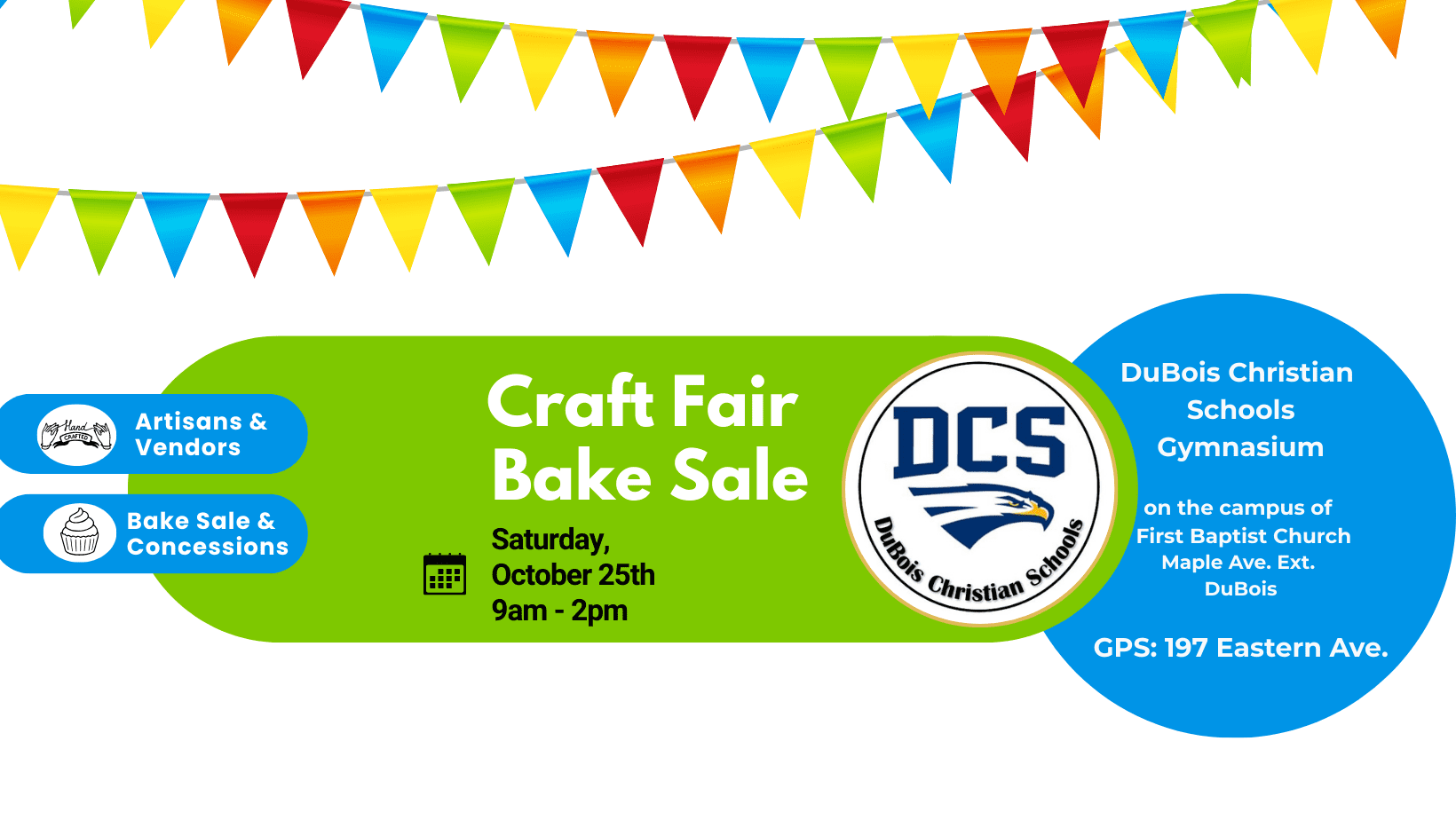 DuBois Christian Schools Craft Fair & Bake Sale