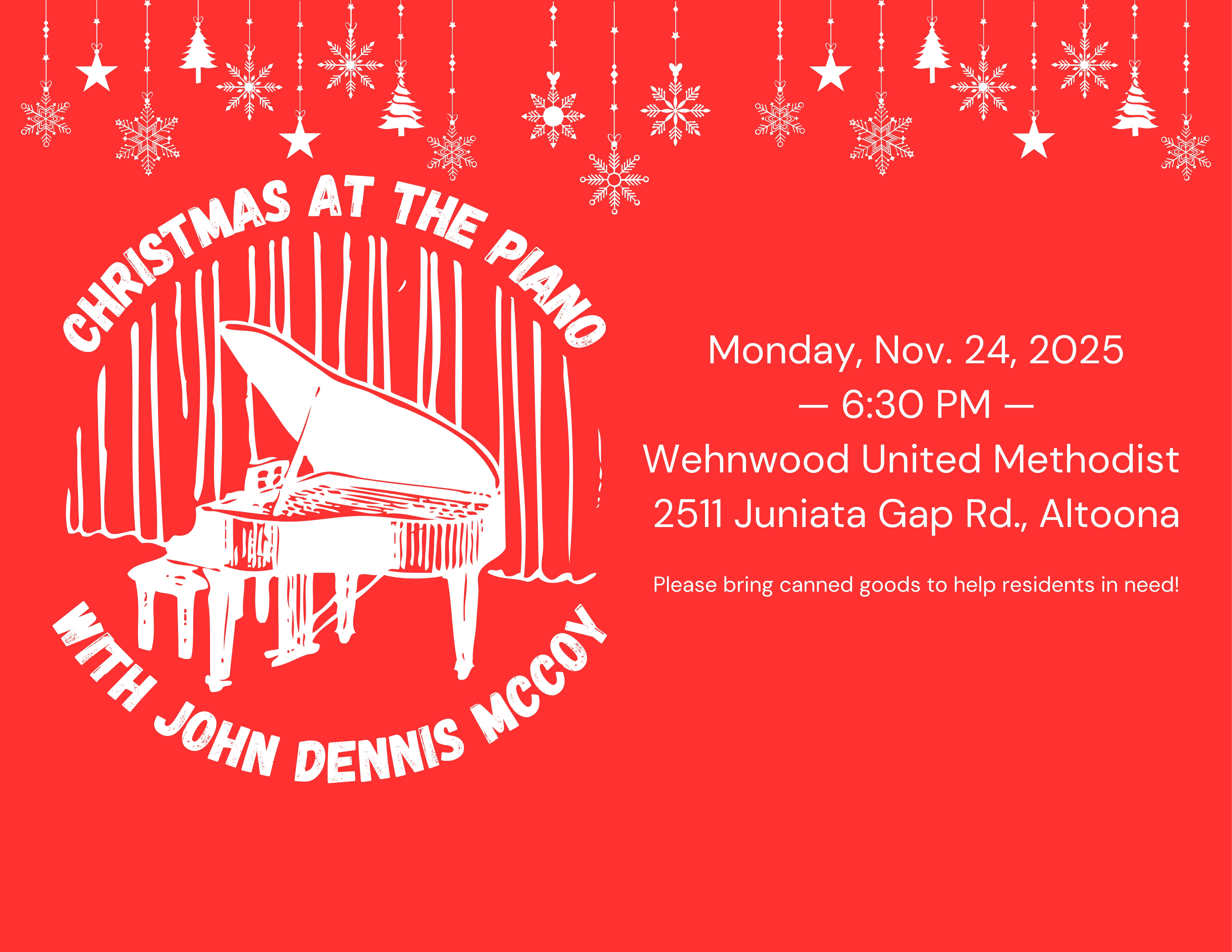Christmas at the Piano with John Dennis McCoy