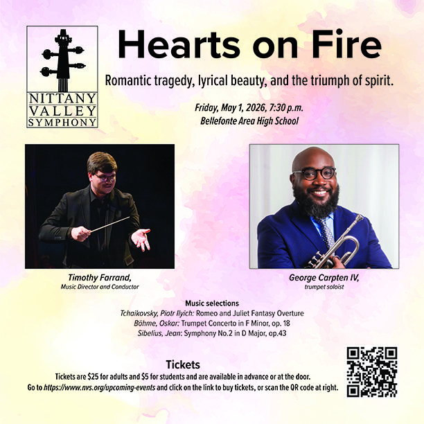 Nittany Valley Symphony Hearts on Fire Concert