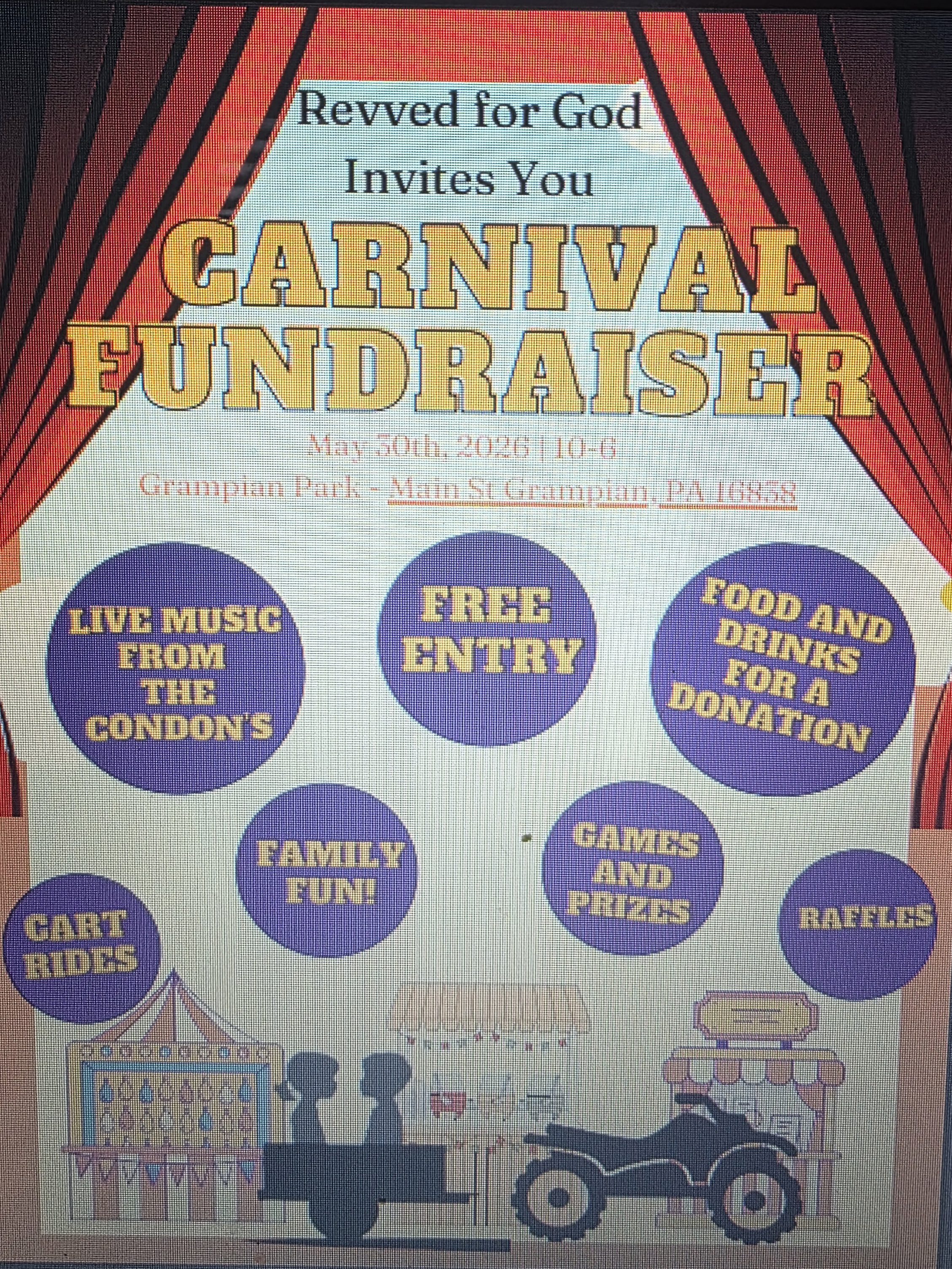 Revved for God Carnival Fundraiser