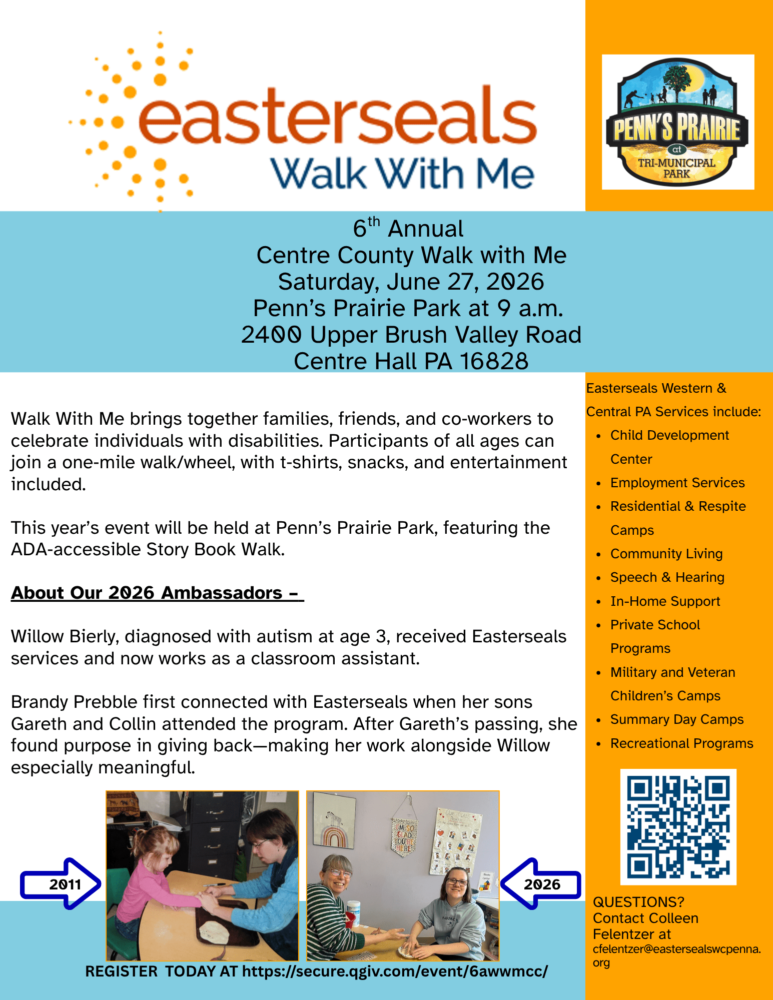 Easterseals Walk With Me Centre County