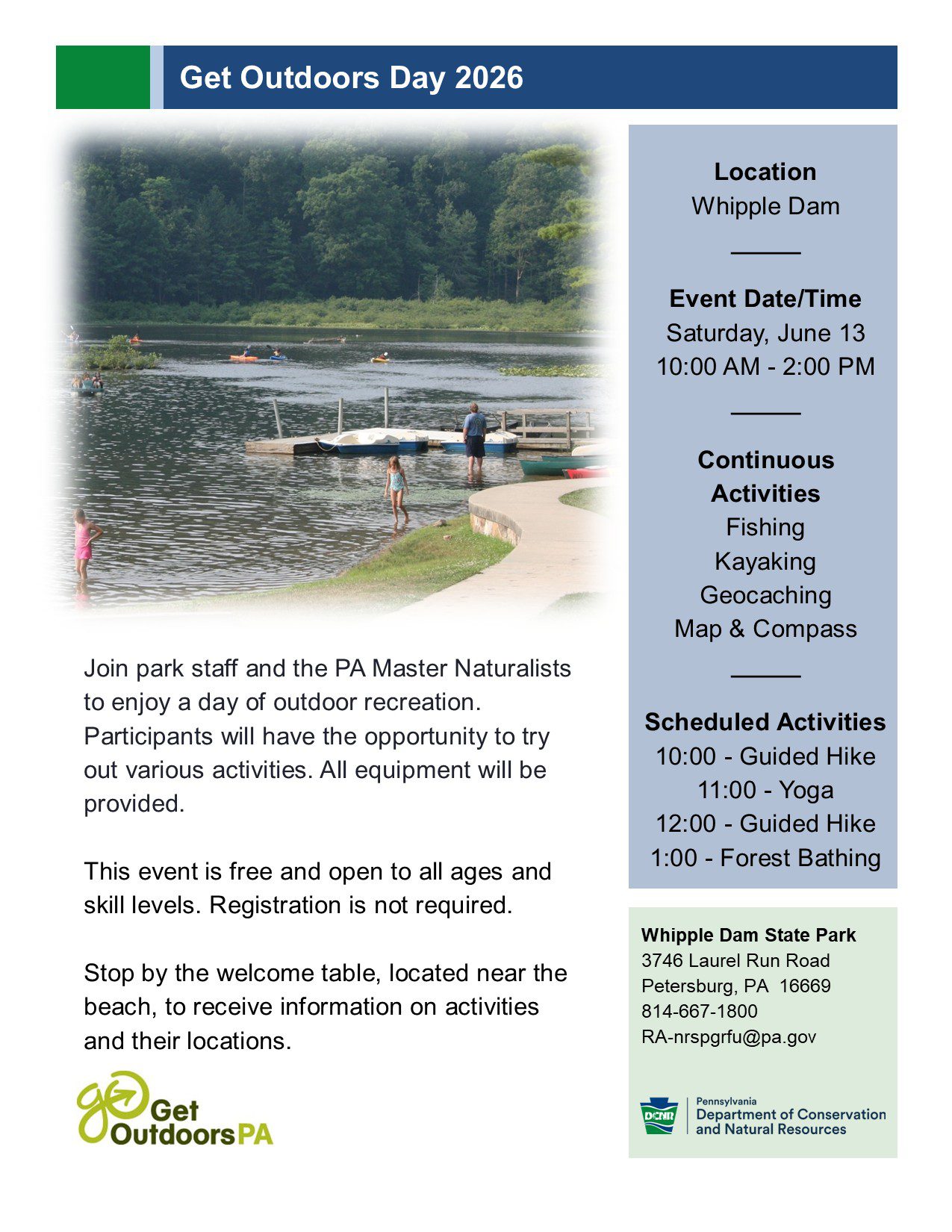 Get Outdoors Day 2026