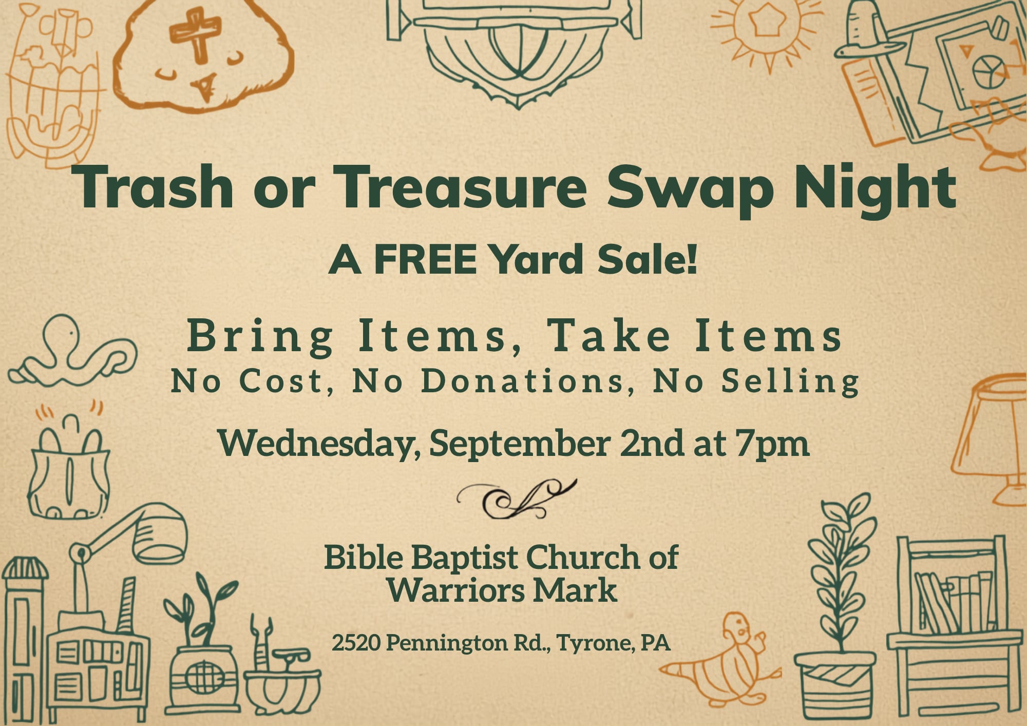 Trash or Treasure Swap Night
